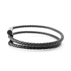 Hermes Bracelet Tournis Tresse Black Swift — view 2