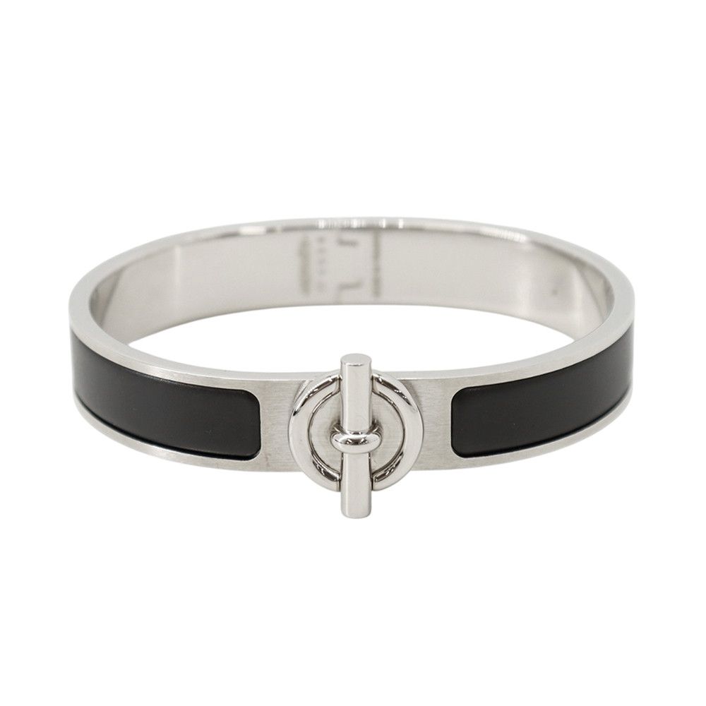 Hermes Bracelet Clic Glenan Black Silver