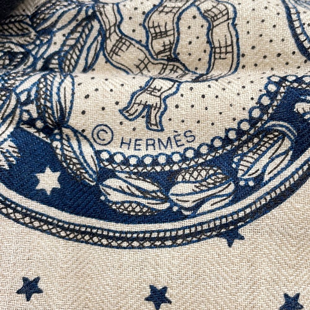 Hermes Shawl Carre 140 Geant Grand Apparat Bandana Scarf — view 3