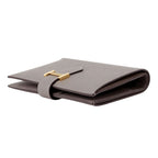 Hermes Bifold Wallet Bearn Compact Gris Meyer Gold Veau Madame — view 2