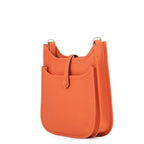 Hermes Shoulder Bag Evelyne 3 23 Orange Silver Taurillon Clemence — view 2