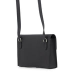 Hermes Wallet on Chain Nappe-to-Go Black Silver Lacquer Epsom Shoulder Bag — view 2