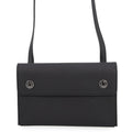 Hermes Wallet on Chain Nappe-to-Go Black Silver Lacquer Epsom Shoulder Bag