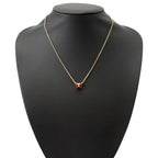 Hermes Necklace Mini Pop H Rocabar Flamboisier Brown Rouge Gold — view 4