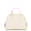 Hermes Bolide 1923 25 Nata Jaune Citron Terre Batieux Silver Epsom 2-Way Handbag