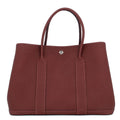 Hermes Tote Bag Garden Party PM Rouge Ash Silver Negonda