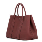 Hermes Tote Bag Garden Party PM Rouge Ash Silver Negonda — view 2