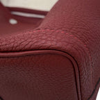 Hermes Tote Bag Garden Party PM Rouge Ash Silver Negonda — view 7