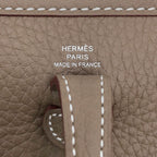 Hermes Shoulder Bag Evelyne TPM 1 Amazone Etoupe Silver Taurillon Clemence — view 5