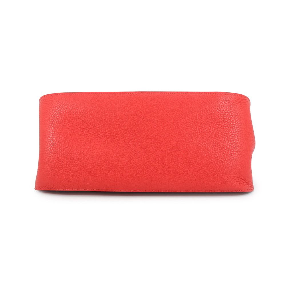 Hermes Jypsiere 31 Rouge Pivoine Silver Taurillon Clemence Crossbody — view 3