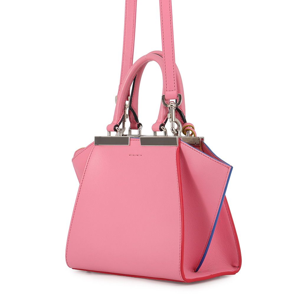 Fendi Handbag Mini Troisajours Leather 2-Way — view 2