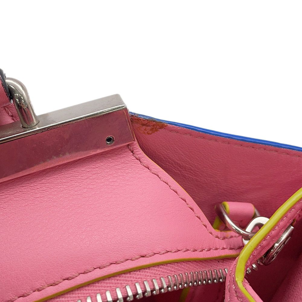 Fendi Handbag Mini Troisajours Leather 2-Way — view 8