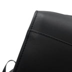 Loewe Handbag Hammock Compact Leather Raffia 2-Way Shoulder Black — view 8