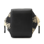 Loewe Handbag Hammock Compact Leather Raffia 2-Way Shoulder Black — view 3