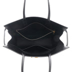 Saint Laurent Paris Tote Bag Manhattan S Leather Black — view 5