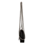 Chanel CC Wallet Black Caviar Leather on Chain — view 3