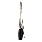 Chanel CC Wallet Black Caviar Leather on Chain — view 4