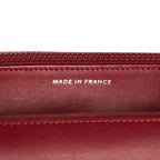 Chanel Double Stitch Hampton Wallet on Chain Burgundy Quilted Lambskin Leather — view 2