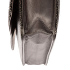 Chanel CC Wallet on Chain Dark Gray Caviar Leather — view 7