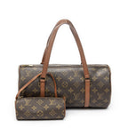 Louis Vuitton Papillon Brown Monogram Canvas Handbag