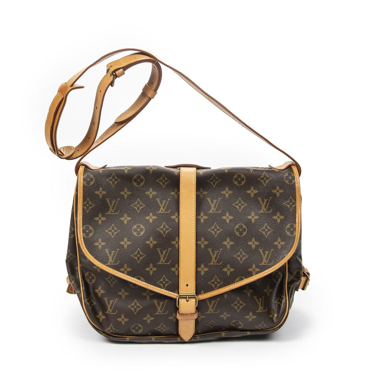 Louis Vuitton Saumur Brown Monogram Canvas Crossbody