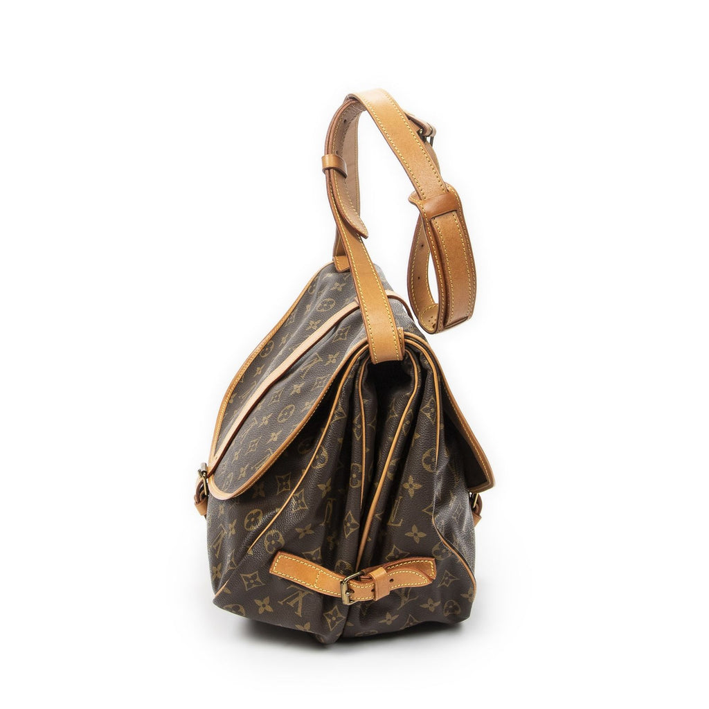 Louis Vuitton Saumur Brown Monogram Canvas Crossbody — view 4