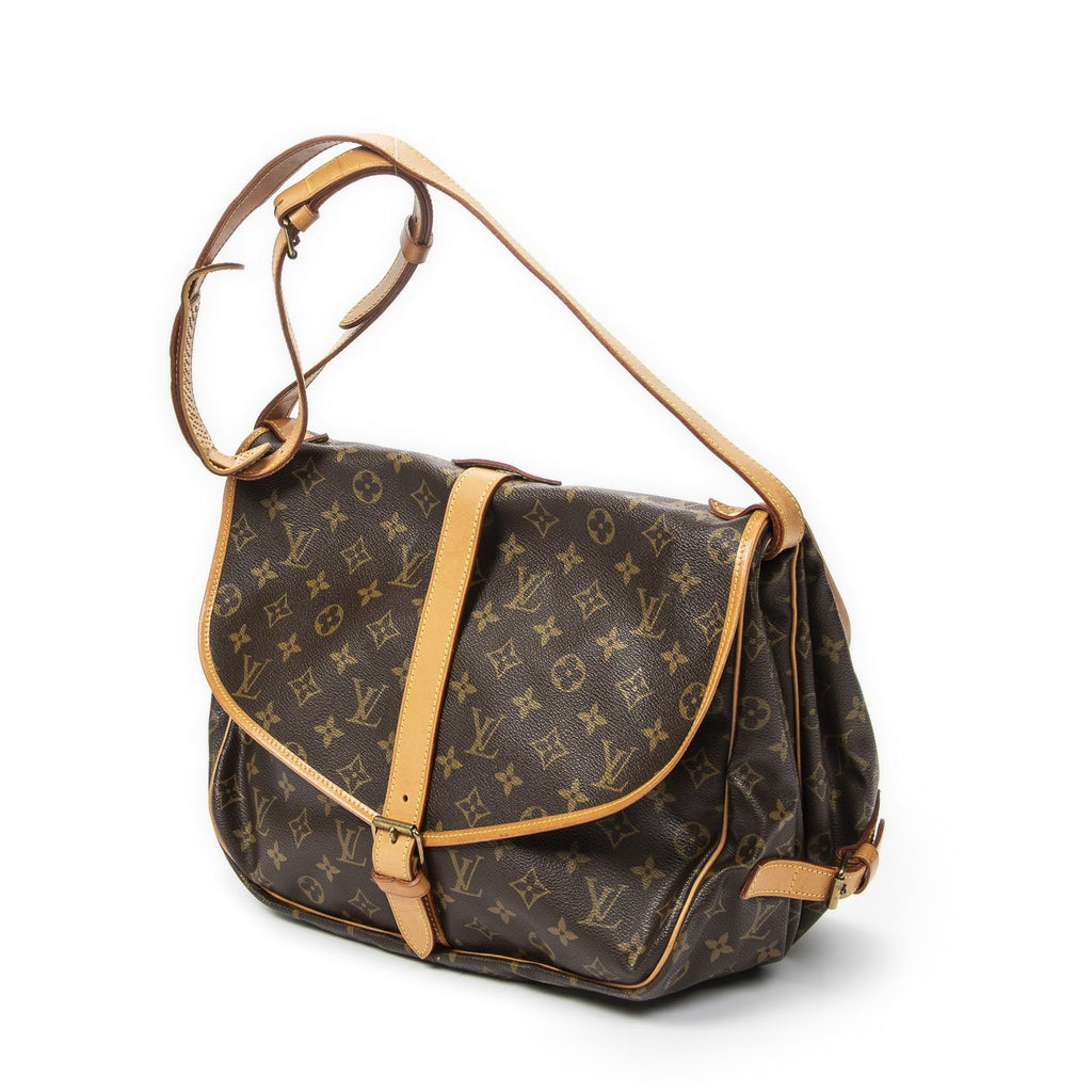Louis Vuitton Saumur Brown Monogram Canvas Crossbody — view 2