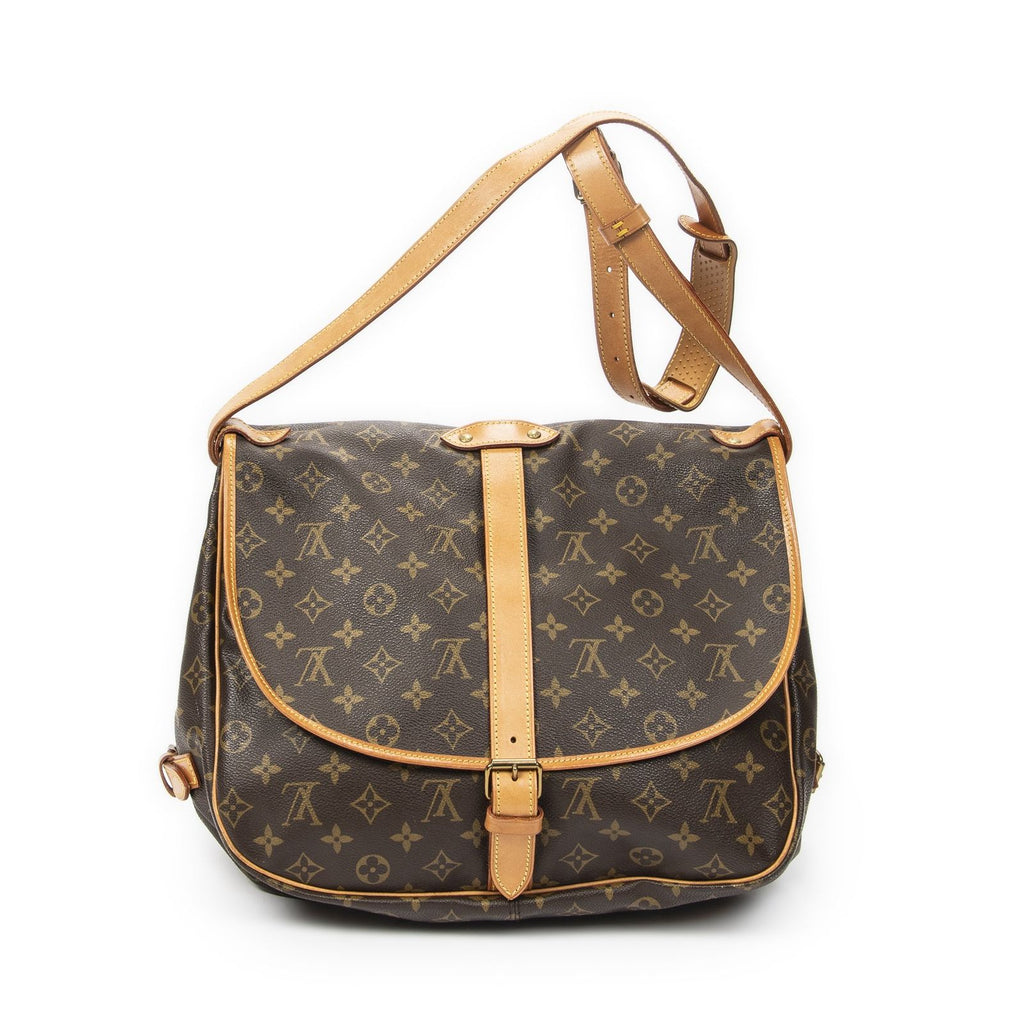 Louis Vuitton Saumur Brown Monogram Canvas Crossbody — view 5