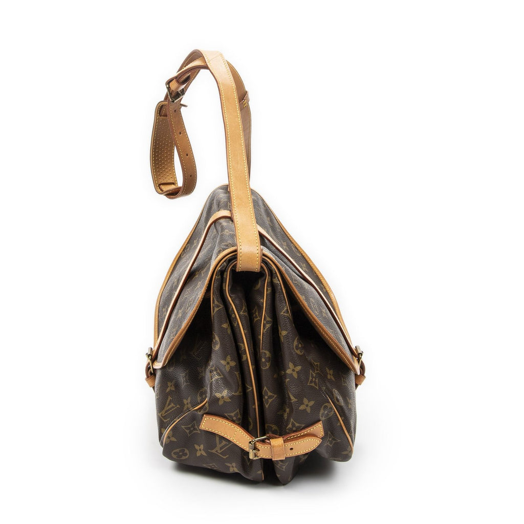Louis Vuitton Saumur Brown Monogram Canvas Crossbody — view 3