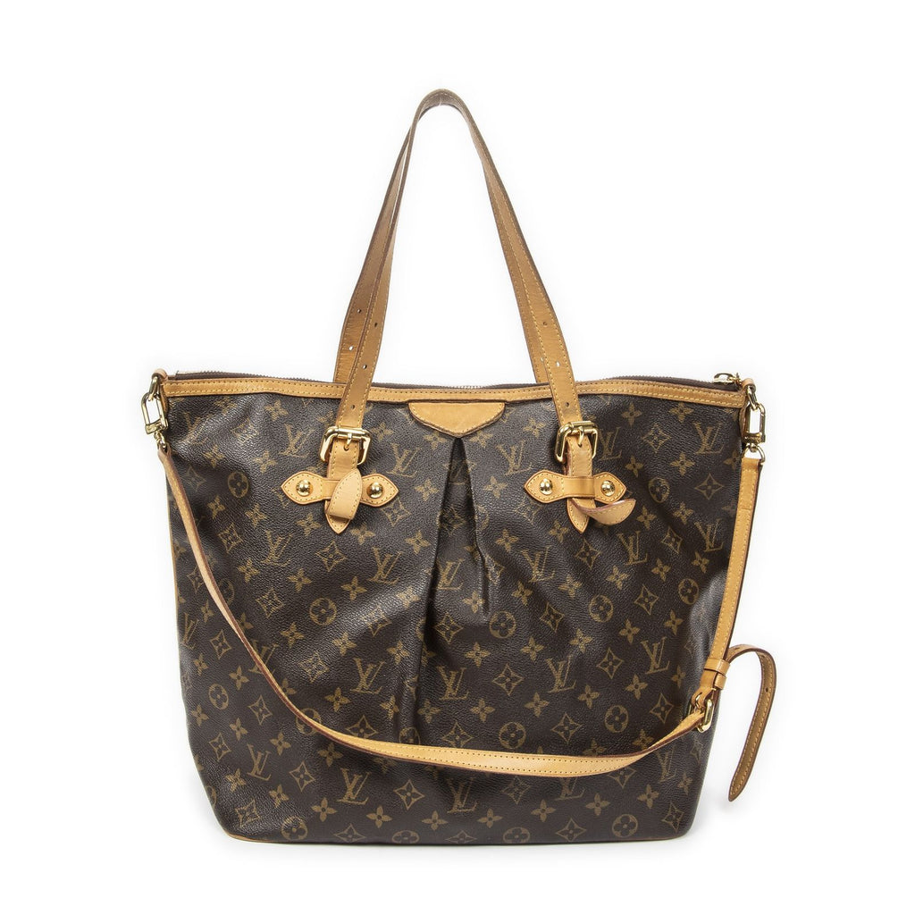 Louis Vuitton Palermo Brown Monogram Canvas Tote Bag — view 5