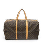Louis Vuitton Sac Seau Pull Brown Monogram Canvas Handbag