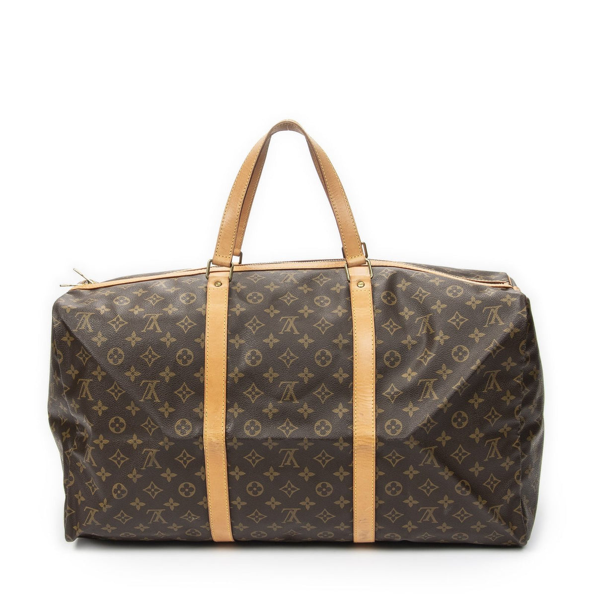 Louis Vuitton Sac Seau Pull Brown Monogram Canvas Handbag — view 5