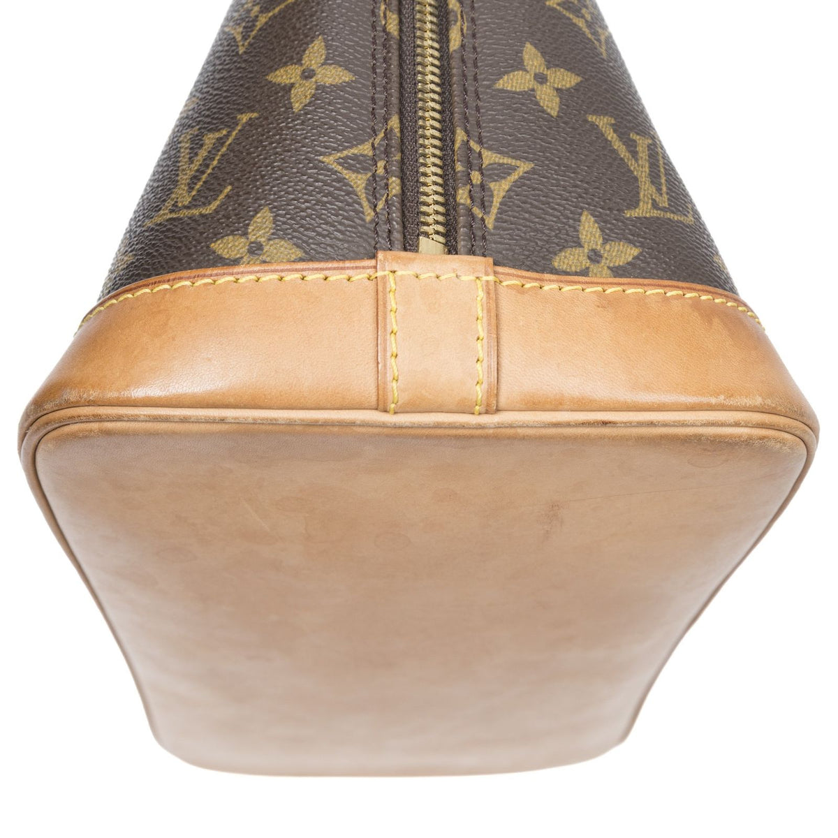 Louis Vuitton Alma Brown Monogram Canvas Handbag — view 7