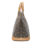 Louis Vuitton Alma Brown Monogram Canvas Handbag — view 3