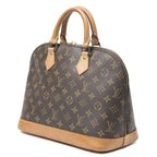 Louis Vuitton Alma Brown Monogram Canvas Handbag — view 2