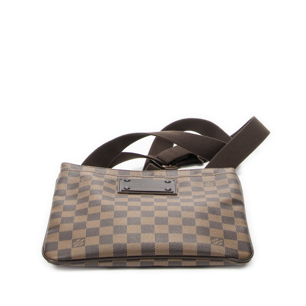 Louis Vuitton Brooklyn Pochette Plat Brown Damier Ebene — view 6