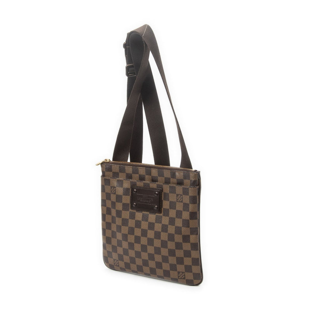 Louis Vuitton Brooklyn Pochette Plat Brown Damier Ebene — view 2