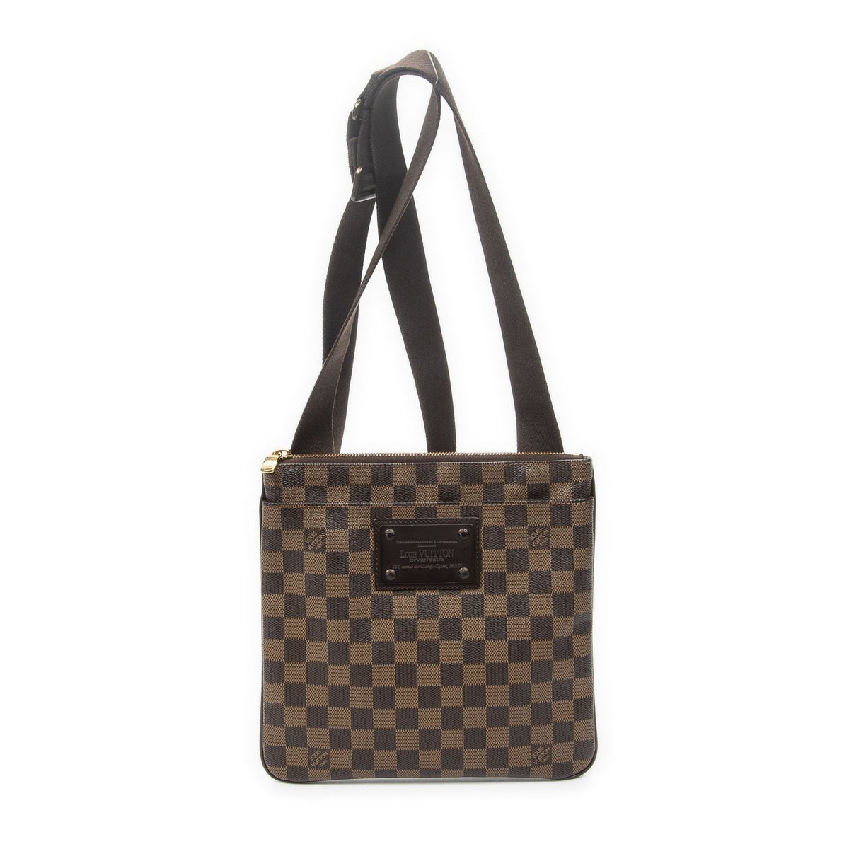 Louis Vuitton Brooklyn Pochette Plat Brown Damier Ebene
