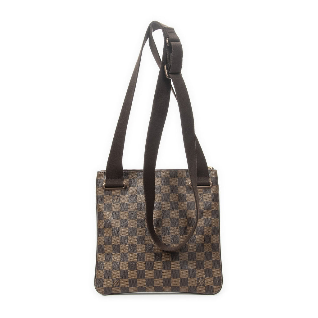 Louis Vuitton Brooklyn Pochette Plat Brown Damier Ebene — view 5