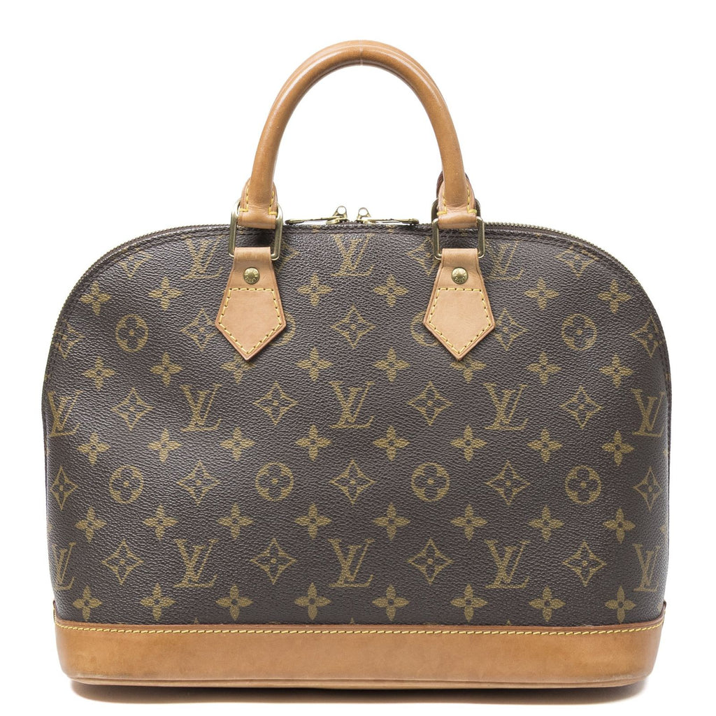 Louis Vuitton Alma Brown Monogram Canvas Handbag