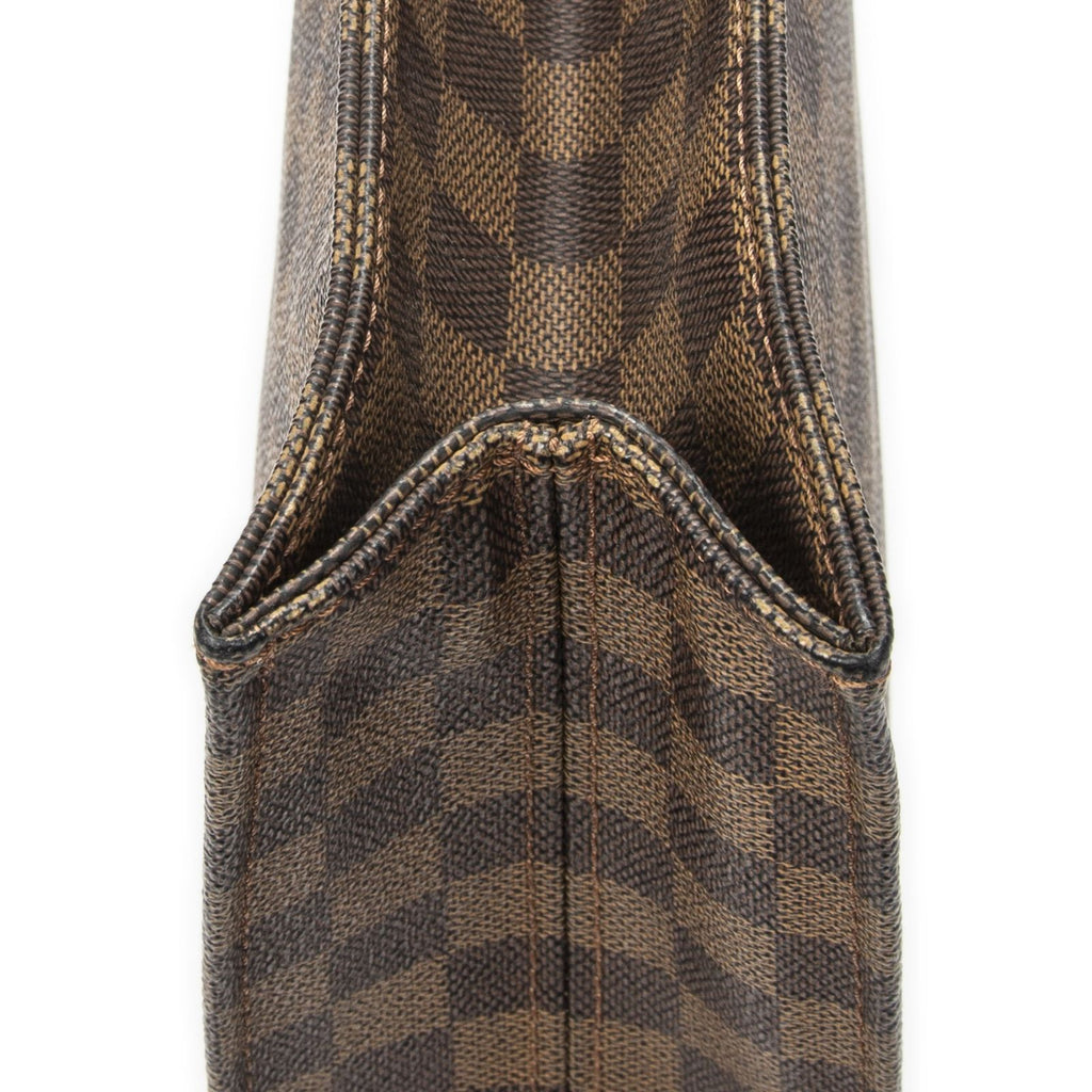 Louis Vuitton Sac Plat Brown Damier Ebene Handbag — view 7