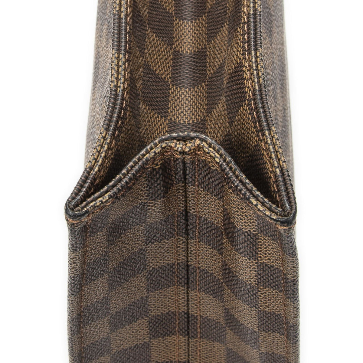 Louis Vuitton Sac Plat Brown Damier Ebene Handbag — view 7