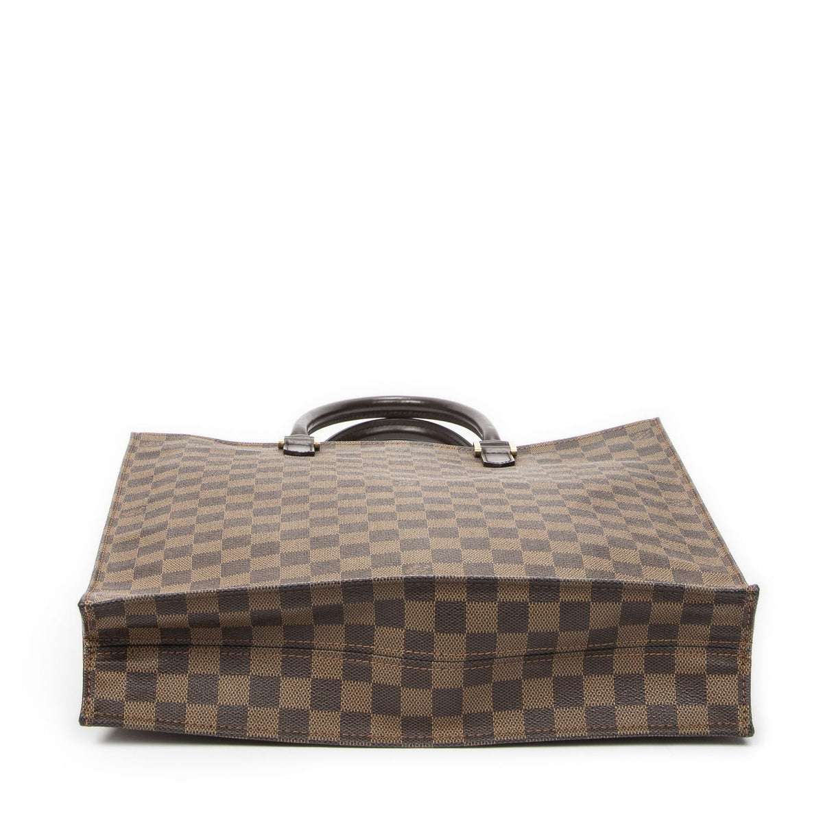 Louis Vuitton Sac Plat Brown Damier Ebene Handbag — view 6