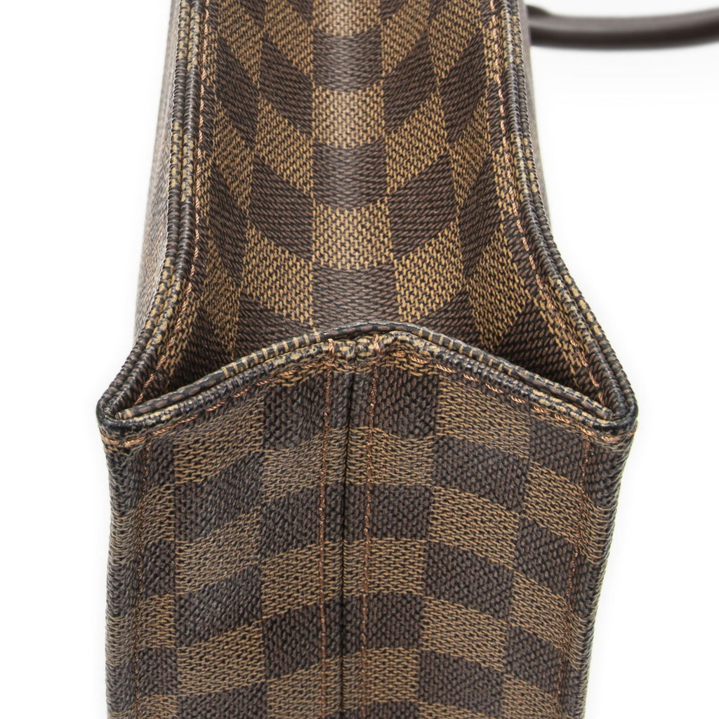 Louis Vuitton Sac Plat Brown Damier Ebene Handbag — view 8