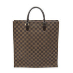 Louis Vuitton Sac Plat Brown Damier Ebene Handbag