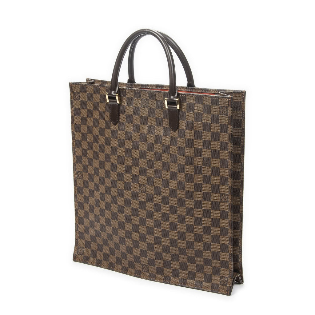 Louis Vuitton Sac Plat Brown Damier Ebene Handbag — view 2