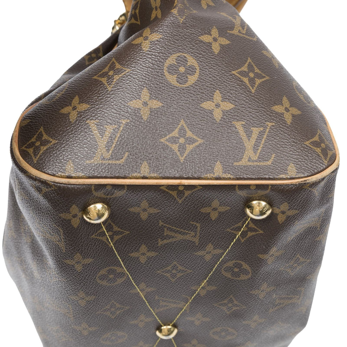 Louis Vuitton Tivoli Brown Monogram Canvas Handbag — view 7
