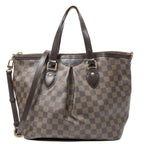 Louis Vuitton Palermo Brown Damier Ebene Tote Bag