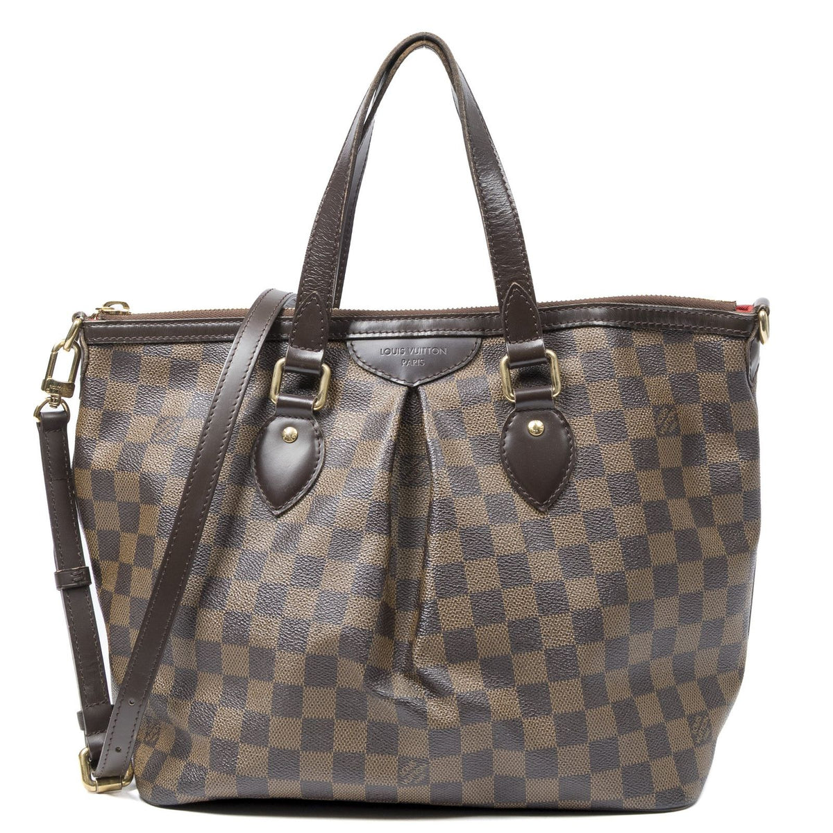 Louis Vuitton Palermo Brown Damier Ebene Tote Bag
