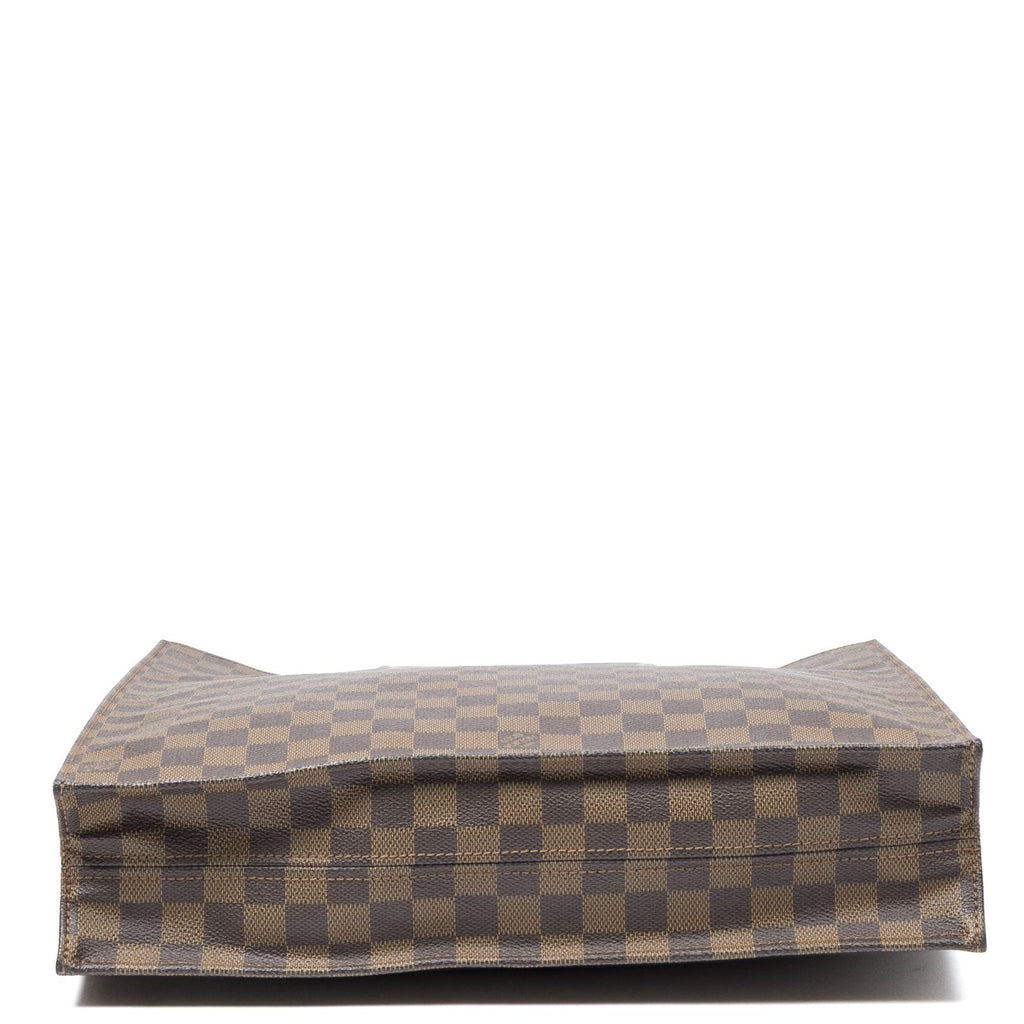 Louis Vuitton Sac Plat Brown Damier Ebene Handbag — view 6